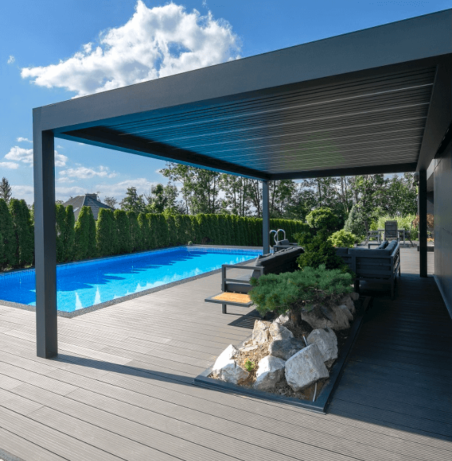 JM Alu-Stal | Nowoczesne zadaszenia tarasowe, zabudowy tarasów, zadaszenia nad wejściem, ogrody letnie, system szkła przesuwnego, lamele żaluzjowe system ruchomy, ażurowe ścianki, wiatrołapy, ogrodzenia palisadowe, ogrodzenia grzebieniowe – Poznań, Swarzędz, Luboń, Komorniki, Plewiska, Suchy Las, Czerwonak, Kostrzyn, Mosina, Rokietnica, Kórnik, Dopiewo, Puszczykowo, Tarnowo Podgórne, Stęszew, Buk